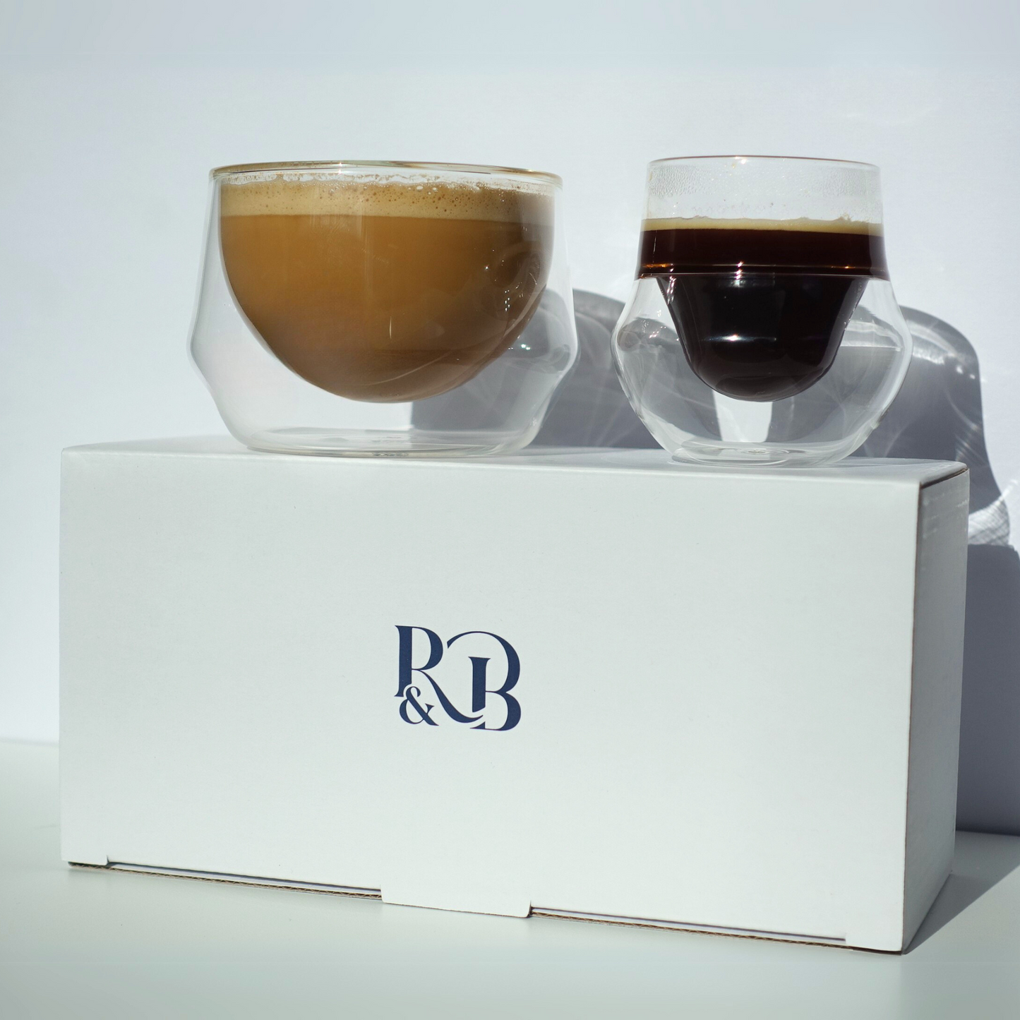 R&B Espressoglas 2-pack